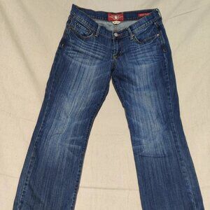 Lucky Brand Sweet'N Crop Denim Jeans Womens Size 8X29 Dark Wash Stretch